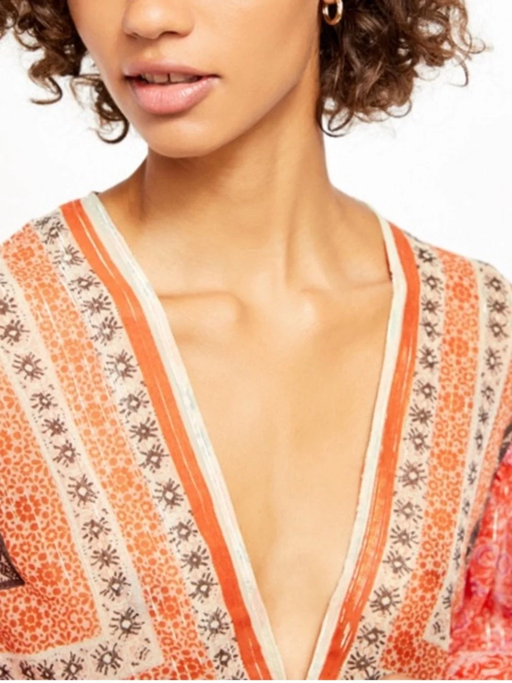 Free People Boho Patchwork Aliyah Tunic